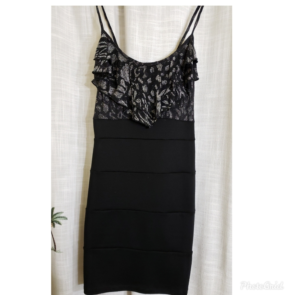 Black cocktail dress